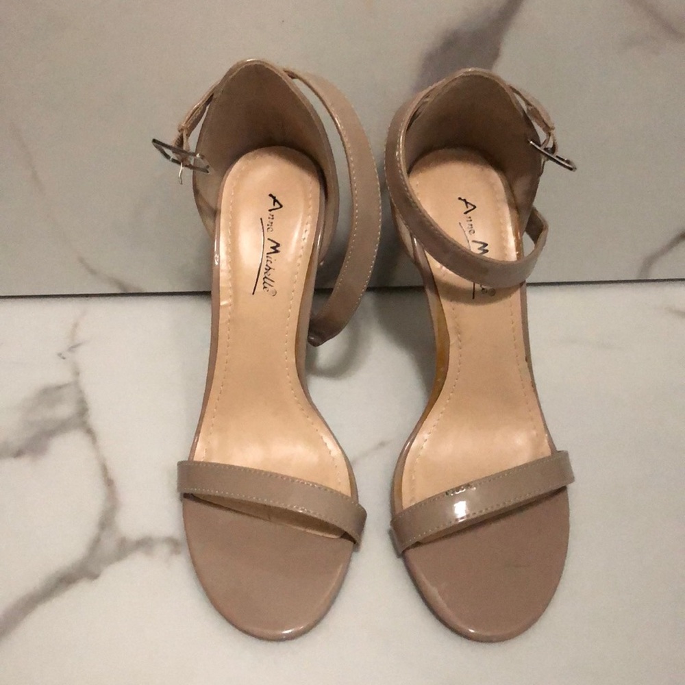 Nude high heels